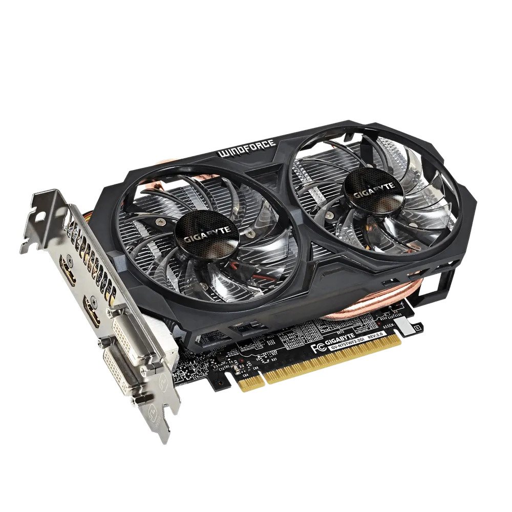 Gigabyte Graphic Card GTX 750 TI 2GB Windforce Dual Fan Without Box Used Gigabyte Graphic Card GTX 750 TI 2GB Windforce Dual Fan Without Box Used
